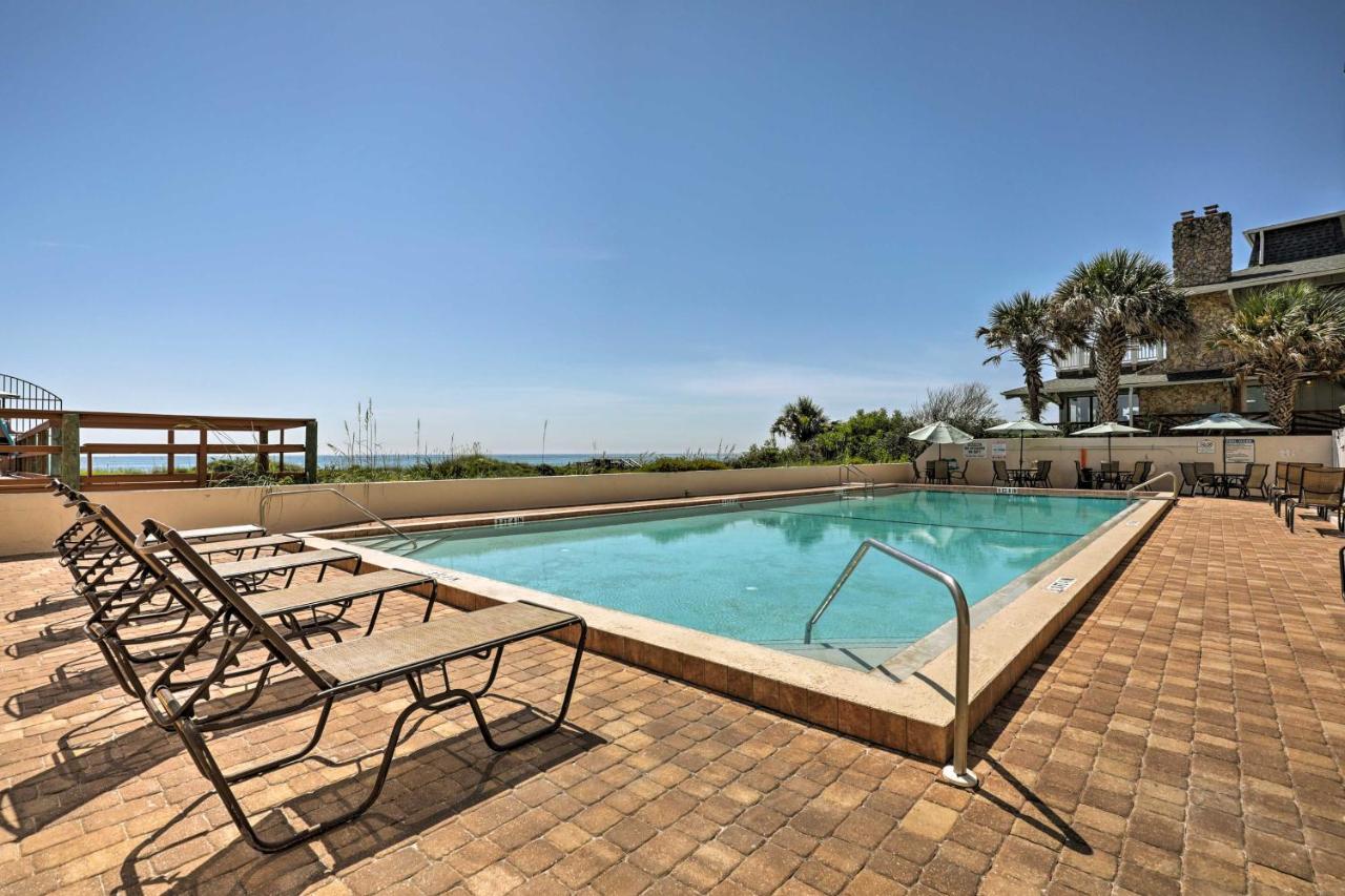 Oceanfront St Augustine Studio With Pool Access! เซนต์ออกัสติน ภายนอก รูปภาพ